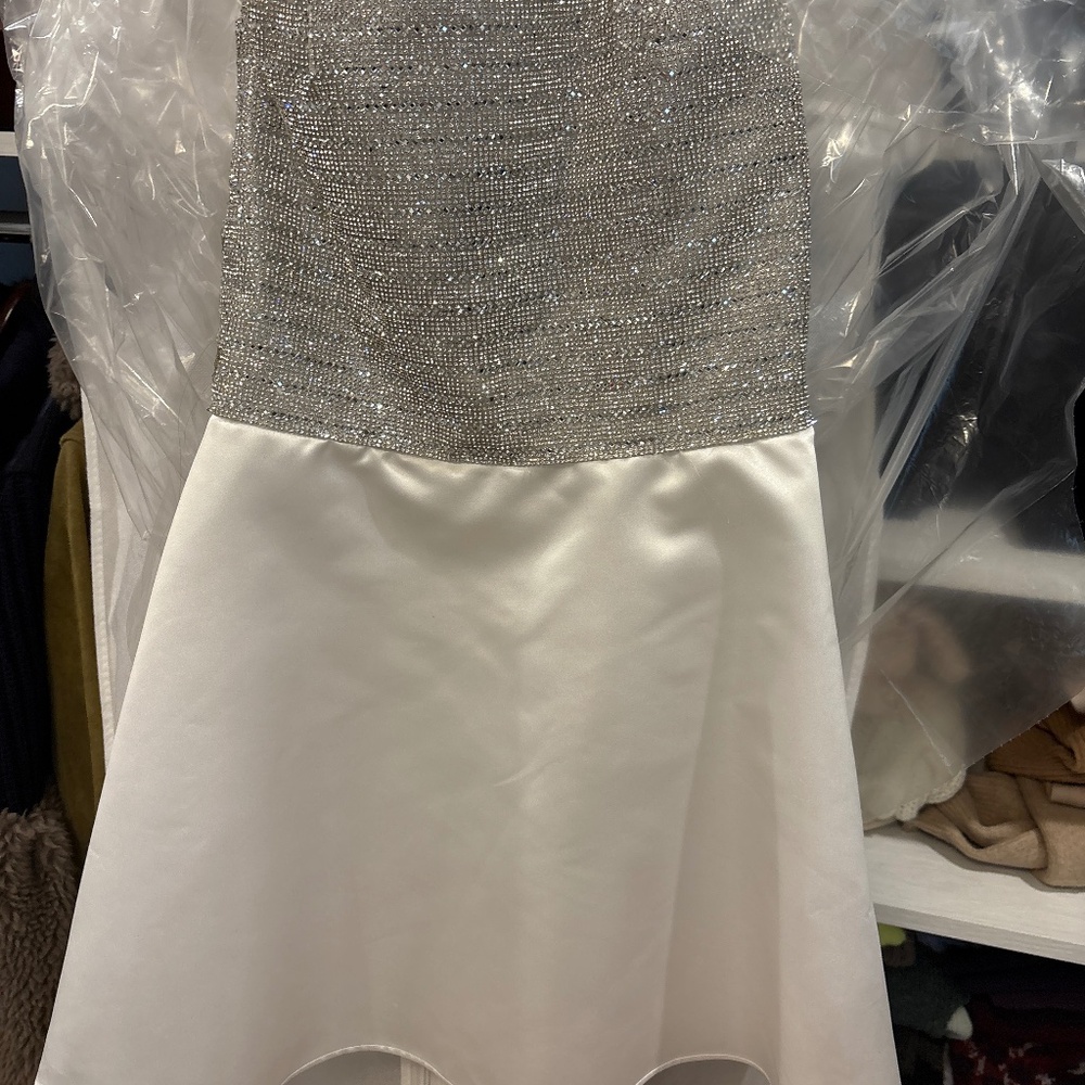 Girls custom strapless party dress